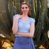 Belt Denim Pleated Mini Skirt