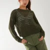 Crochet Knitted Sweater
