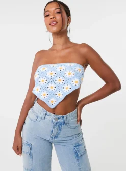 Daisy Crochet Hanky Top
