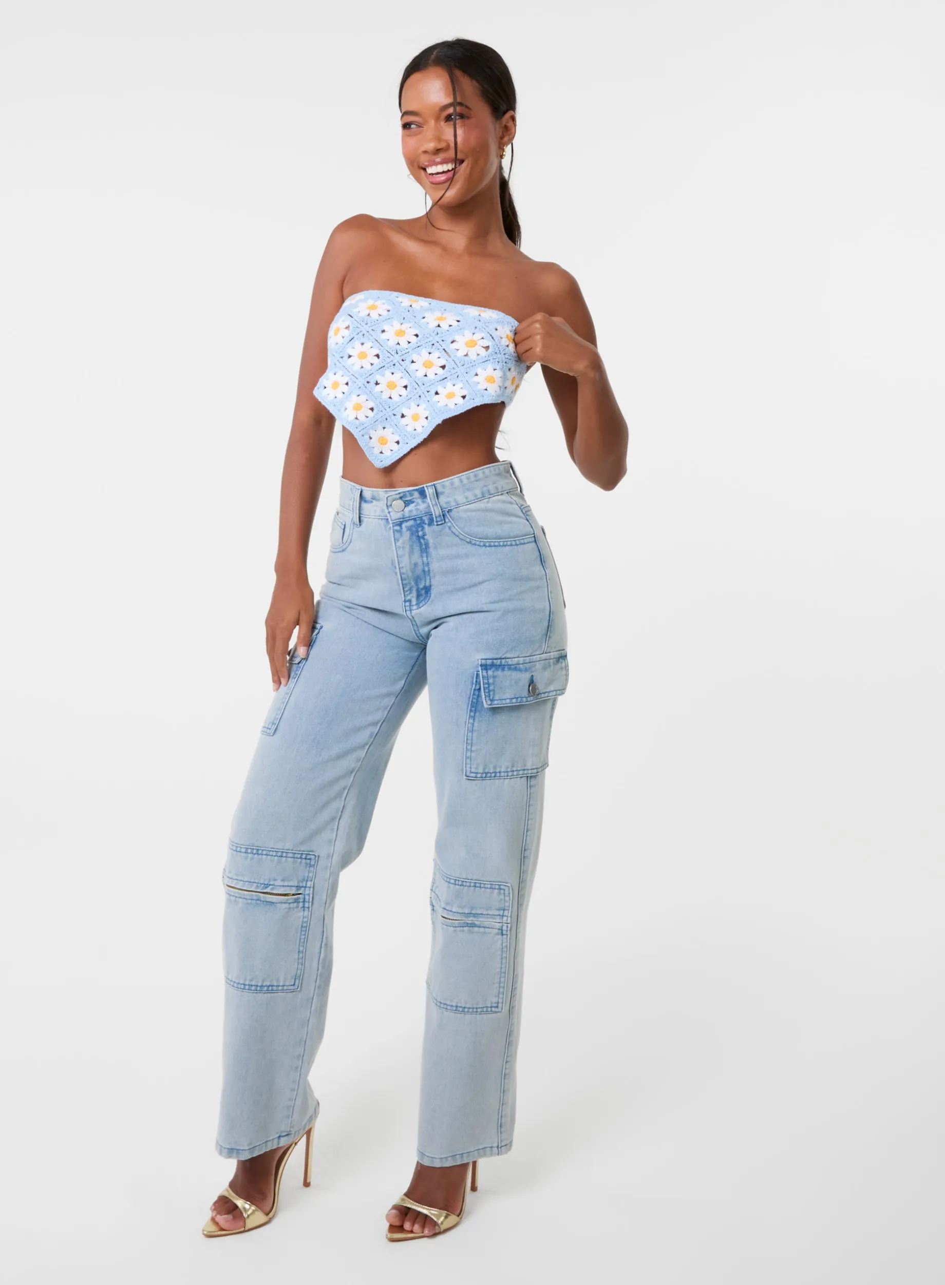 Daisy Crochet Hanky Top