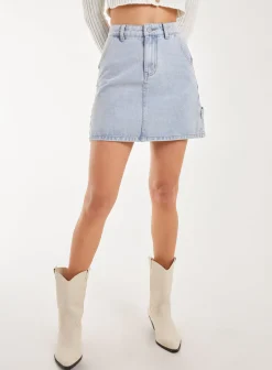 Denim Mini Skirt