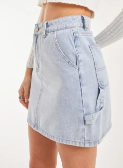 Denim Mini Skirt