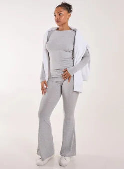 Fold Over Waist Lounge Flares