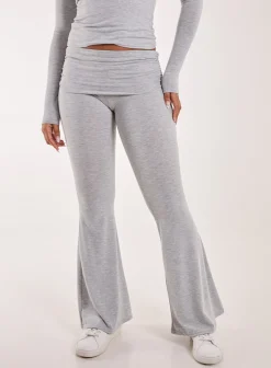 Fold Over Waist Lounge Flares