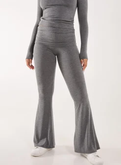 Fold Over Waist Lounge Flares