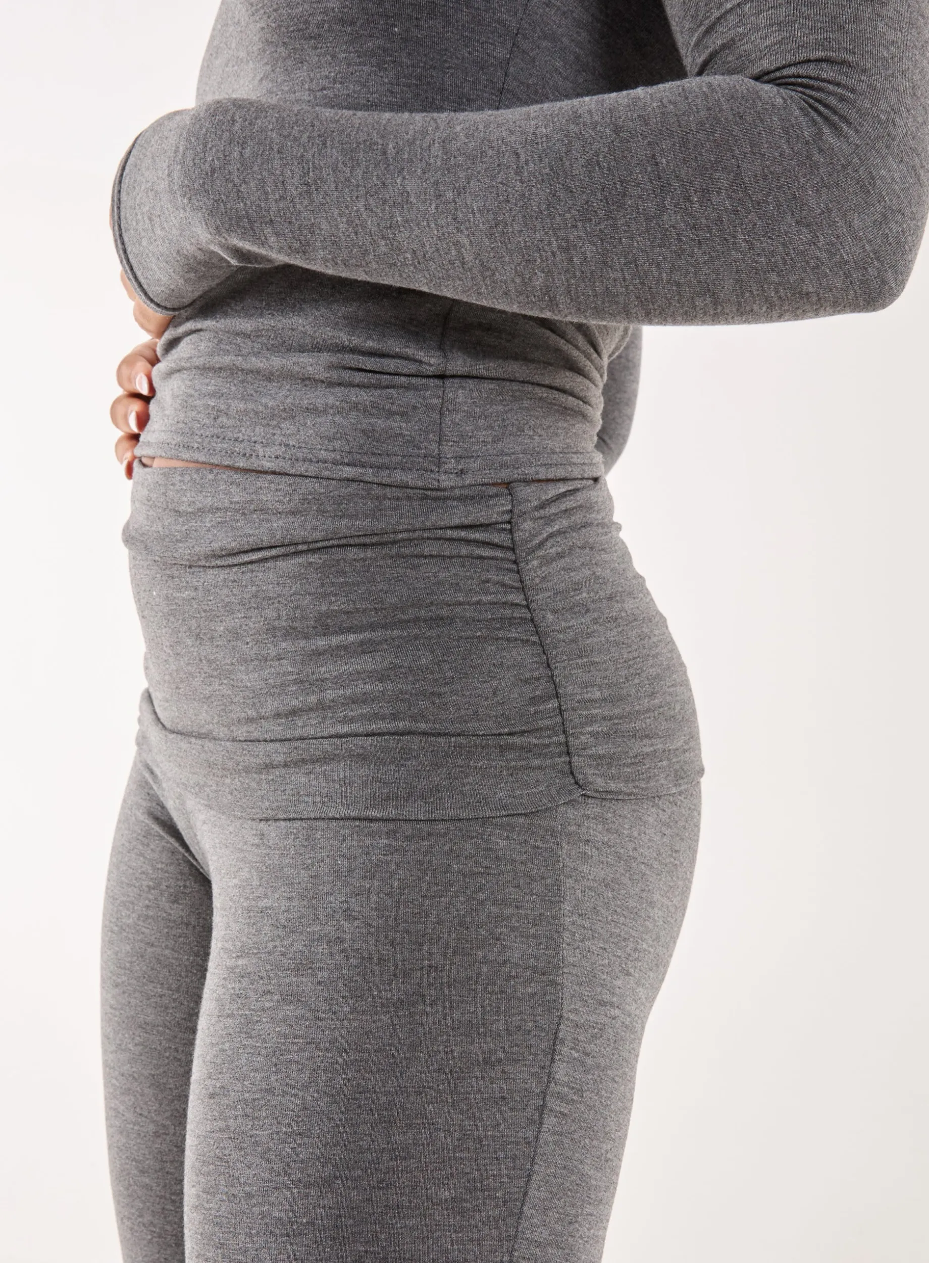 Fold Over Waist Lounge Flares