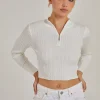 High Neck Zip Jumper