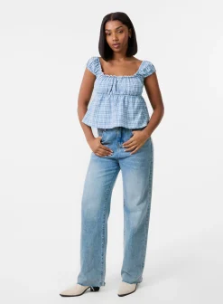 Milkmaid Crop Top