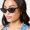 Pointed Side Frame Sunglasses