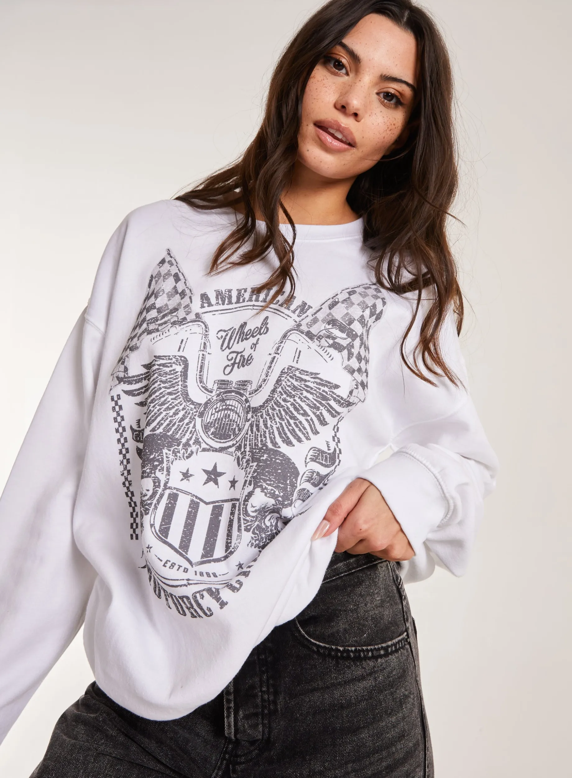 Printed American Sweatshirt