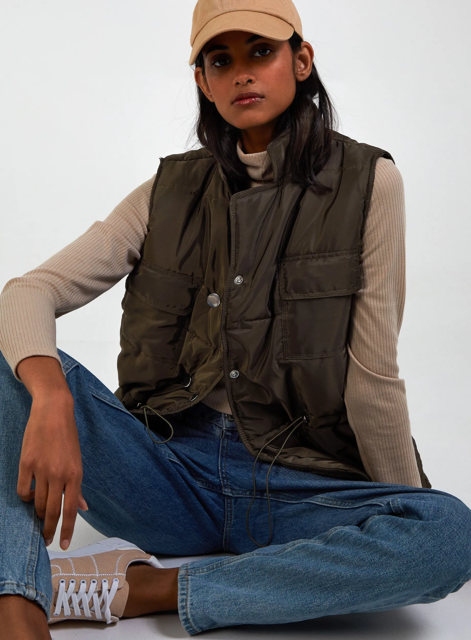 Quilted Short Gilet