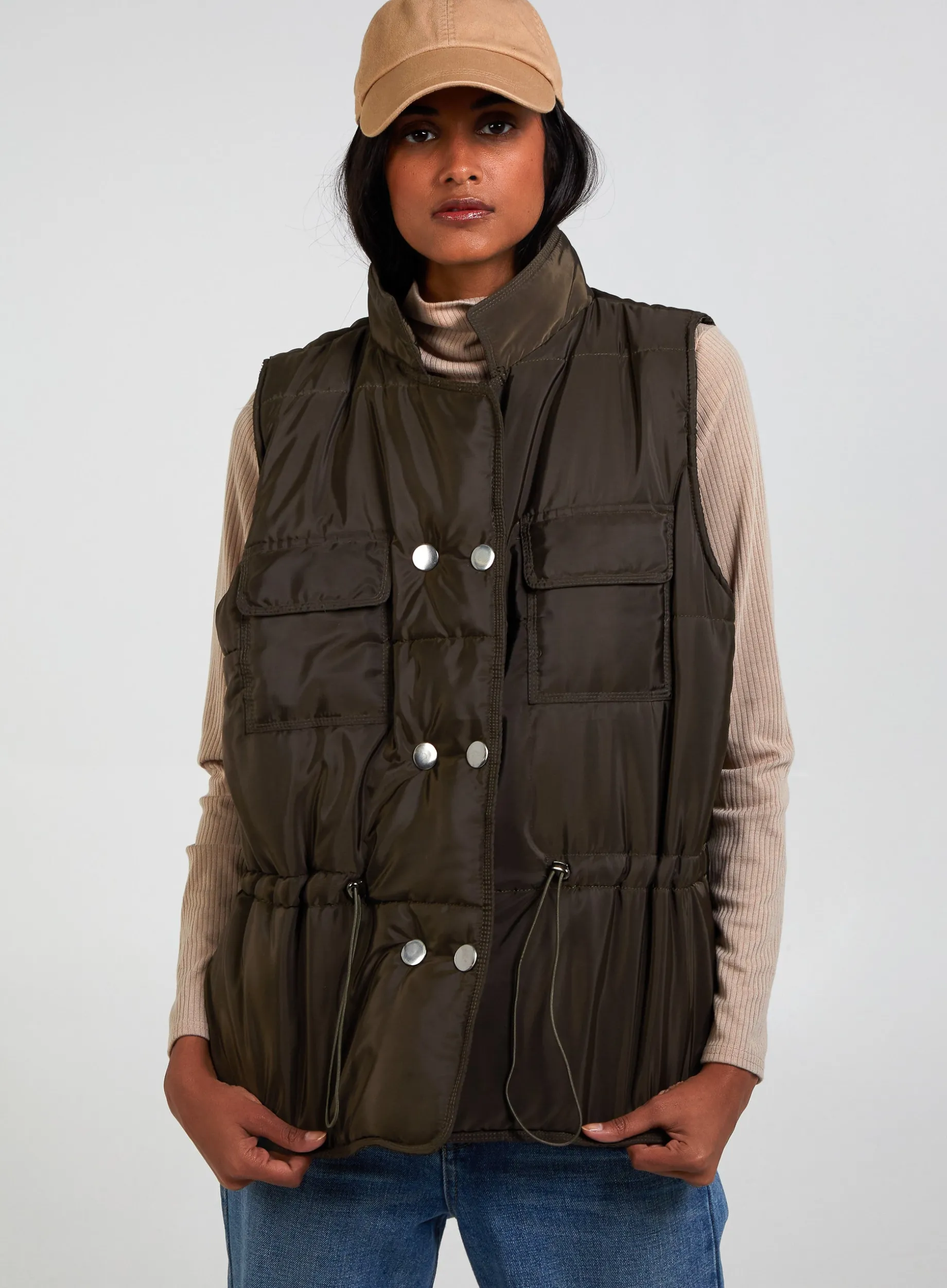Quilted Short Gilet