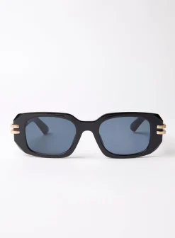 Rectangle Gold Detail Sunglasses