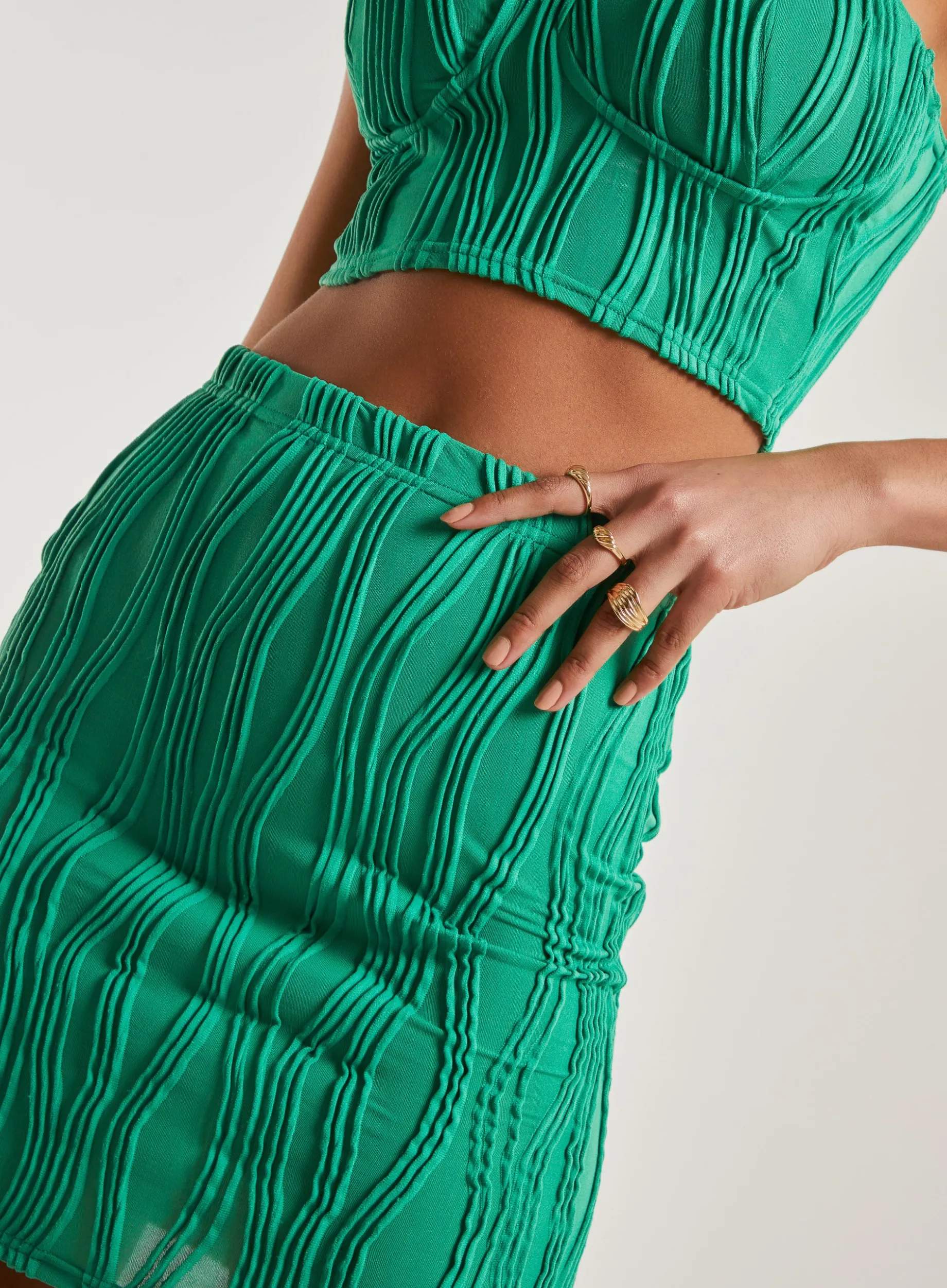 Ripple Mini Skirt