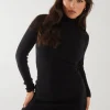 Roll Neck Mini Dress