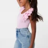 Ruffle Sleeve Bodysuit