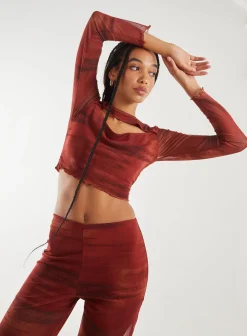 Saturn Long Sleeve Letterbox Top
