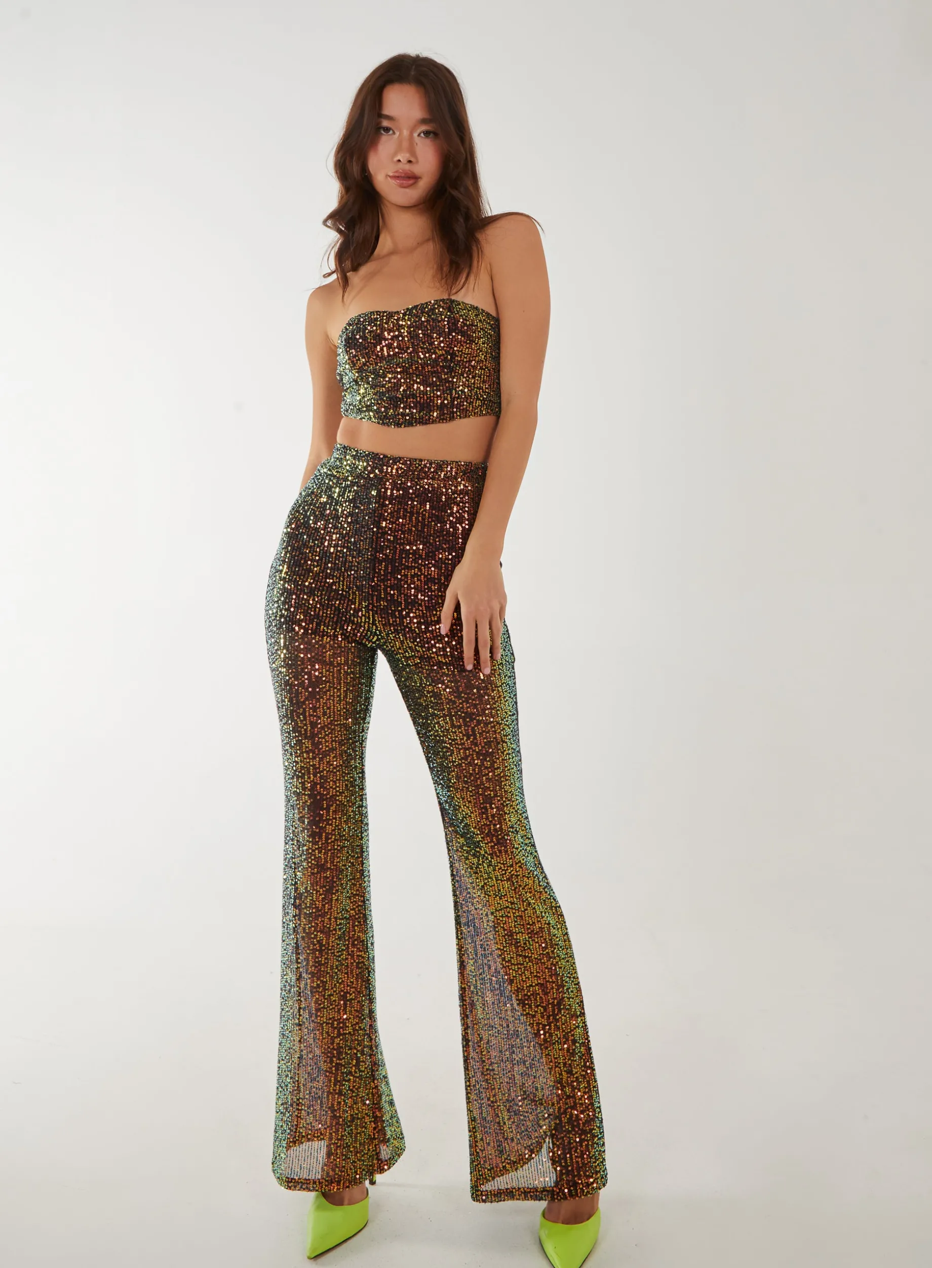 Sequin Corset Top