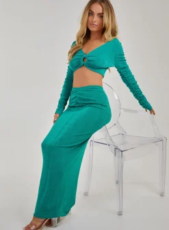 Shimmer Maxi Skirt