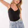 Slinky Twist Front Bodysuit