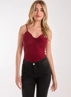 Slinky Twist Front Bodysuit