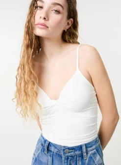 Slinky Twist Front Bodysuit