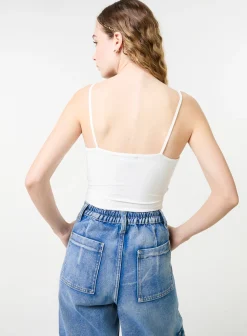 Slinky Twist Front Bodysuit