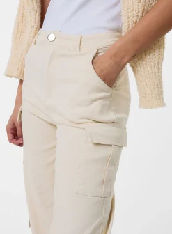 Straight Leg Multi Pockets Cargo Trousers