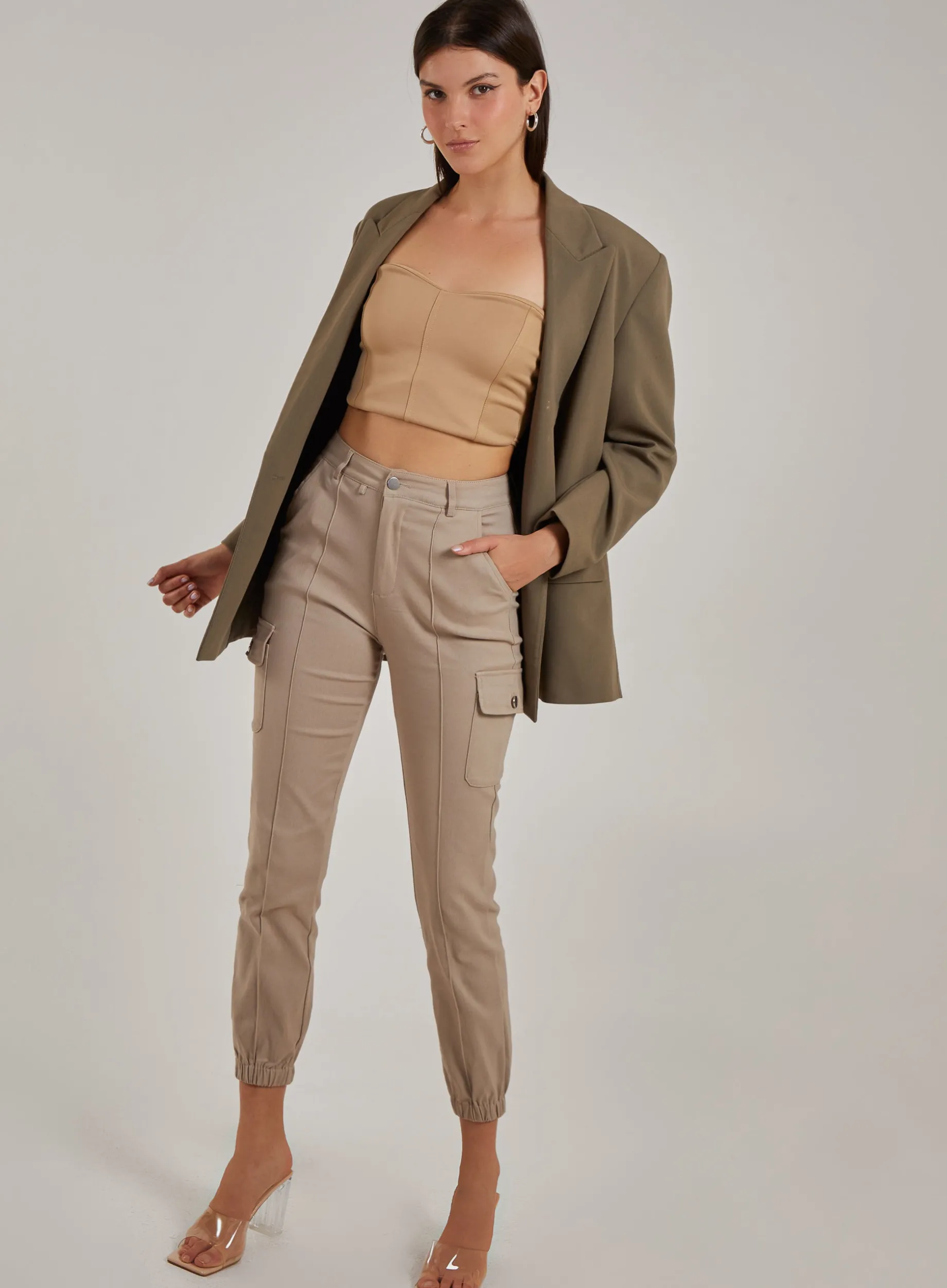 Utility Stretch Cargo Trousers