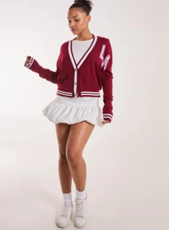 Varsity Knitted Cardigan