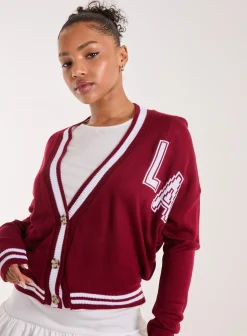Varsity Knitted Cardigan